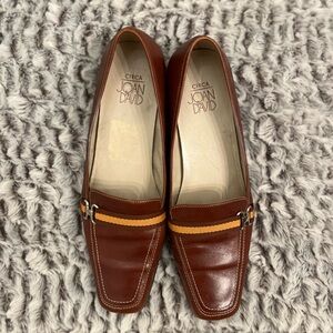 Joan & David Women's Leather Loafers in Rich Brown